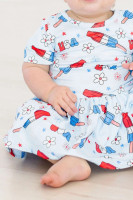 Mila & Rose Kids Apparel - Proudly Patriotic Twirl Bodysuit