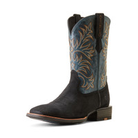 Ariat Men's Boots - Oakwood - Black Suede / Dirty Denim