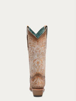 Corral Women's Boots - Crackled Straw / Blue Liminiscent Embroidery Corral Women's Boots - Crackled Straw / Blue Liminiscent Embroidery