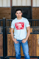 Lazy J Ranchwear Accessories - Red Ranch Elevation - Red Logo T-Shirt