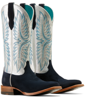 Ariat Women's Boots - Calamity Jane - Polo Blue Roughout Ariat Women's Boots - Calamity Jane - Polo Blue Roughout