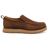 Twisted X Men's Casuals - Wedge Sole Slip On - Tawny Brown