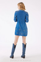 Double D Ranchwear Women’s Dress - Big Sky - Bronco Blue