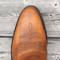 Black Jack Boots - Ranch Hand Leather #405 - Burnished Peanut