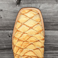 Black Jack Boots - Pirarucu #682 - Tri-Star - Inverted Saddle Tan