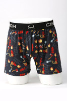 Cinch Men's Underwear - Firehouse Print - 5" Loose Fit Boxers