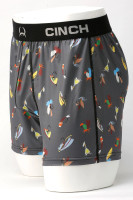 Cinch Men's Underwear - Fly Fishing Print - 5" Loose Fit Boxers Cinch Men's Underwear - Fly Fishing Print - 5" Loose Fit Boxers