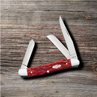 Case Knives Accessories - Medium Stockman / Peach Seed Jig / Dark Red Bone Case Knives Accessories - Medium Stockman / Peach Seed Jig / Dark Red Bone