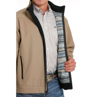 Cinch Men's Jacket - Bonded Softshell - Brown