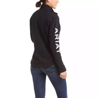 Ariat Women's Jacket - New Team Logo Softshell - Black