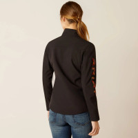 Ariat Women's Jacket - New Team Softshell Jacket - Black / Mirage