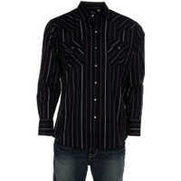 Ely Walker Men's Shirt - Western Snap LS - Dark Stripe Ely Walker Men's Shirt - Western Snap LS - Dark Stripe