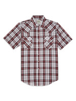 Ely Walker Men's Shirt - Western Snap SS - Light Plaid Ely Walker Men's Shirt - Western Snap SS - Light Plaid