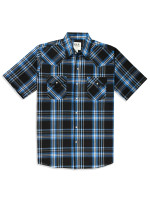 Ely Walker Men's Shirt - Western Snap SS - Dark Plaid Ely Walker Men's Shirt - Western Snap SS - Dark Plaid