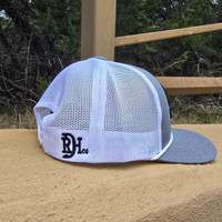 Red Dirt Hat Co Cap - Open Season - Heather Grey / White