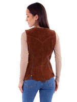 Scully Women's Vest - Suede Vest - Cafe Brown Scully Women's Vest - Suede Vest - Cafe Brown