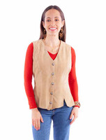 Scully Women's Vest - Suede Vest - Old Rust Scully Women's Vest - Suede Vest - Old Rust