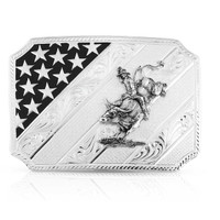 Montana Silversmith Accessories - All American Silver w/ Bull Rider Buckle