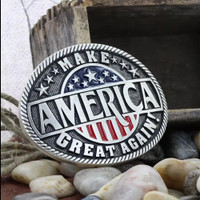 Montana Silversmith Accessories - Make America Great Again Buckle