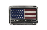 Montana Silversmith Accessories - American Flag Since 1776 Attitude Buckle
