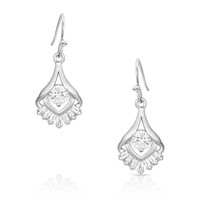 Montana Silversmith Accessories - Star's Burst Drop CZ Earrings Montana Silversmith Accessories - Star's Burst Drop CZ Earrings