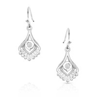 Montana Silversmith Accessories - Star's Burst Drop CZ Earrings Montana Silversmith Accessories - Star's Burst Drop CZ Earrings