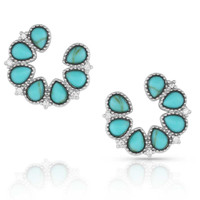 Montana Silversmith Accessories - Lucky Seven Turquoise Earrings
