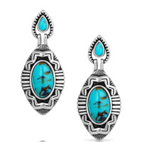 Montana Silversmith Accessories - Blue Mesa Turquoise Earrings Montana Silversmith Accessories - Blue Mesa Turquoise Earrings