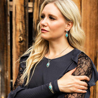 Montana Silversmith Accessories - Blue Mesa Turquoise Earrings Montana Silversmith Accessories - Blue Mesa Turquoise Earrings