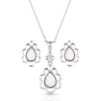 Montana Silversmith Accessories - Mystic Snowdrop White Opal Jewelry Set