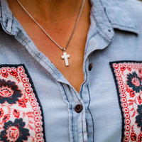 Montana Silversmith Accessories - Timeless Devotion Cross Necklace