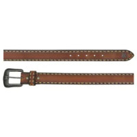 Red Dirt by Trenditions Men's Accessories - Braided Edge Leather Belt - Brown