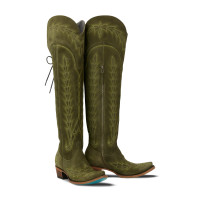 Lane Women's Boots - Lexington OTK - Olive Suede Lane Women's Boots - Lexington OTK - Olive Suede