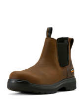 Ariat Men's Work Boots - Turbo Chelsea CSA H2O CT - Rich Brown