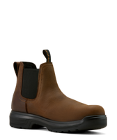 Ariat Men's Work Boots - Turbo Chelsea CSA H2O CT - Rich Brown