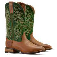 Ariat Men's Boots - Baxter - Wheat Brown / Lime Ariat Men's Boots - Baxter - Wheat Brown / Lime
