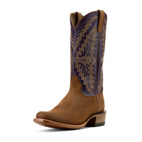 Ariat Men's Boots - Futurity Showman - Foothill Brown Roughout / Violet