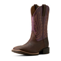 Ariat Men's Boots - Sport Big Country - Barley Brown / Perfect Purple Ariat Men's Boots - Sport Big Country - Barley Brown / Perfect Purple