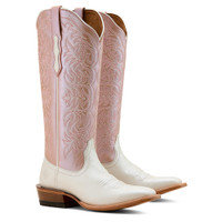 Ariat Women's Boots - Futurity Blanche - Ivory Pearl / Pink Lavender Ariat Women's Boots - Futurity Blanche - Ivory Pearl / Pink Lavender