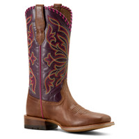 Ariat Women's Boots - Showdown - Dark Tan / Vino