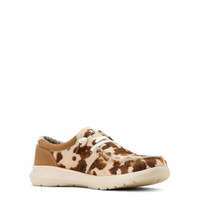 Ariat Women's Casuals - Hilo - Tan & White Brindle Hair On / Dark Tan Suede