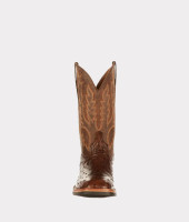 Lucchese Men's Boots - Rowdy - Antique Chocolate Full Quill Ostrich