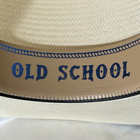 Biggar Straw Hat - Old School - Natural / 4 1/2" Brim