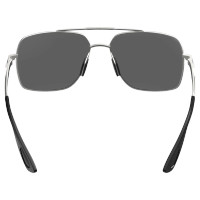 Bex Sunglasses - Wing - Matte Silver / Gray