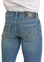 Rock & Roll Denim Men's Jeans - Revolver Slim Straight - Medium Wash