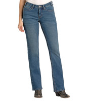 Rock & Roll Denim Women's Jeans - Dark Wash / Mid Rise - Bootcut