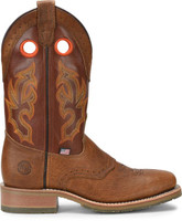 Double H Men's Boots - Mickey - Peanut Bison / Mont Blanc Double H Men's Boots - Mickey - Peanut Bison / Mont Blanc