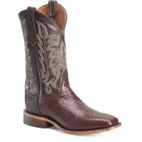Justin Men's Boots - Reposado 12" Lizard - Chocolate