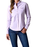 Kimes Ranch Women's Shirt - KR Team L/S - Lavender
