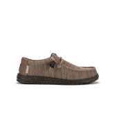 Hey Dude Men's Casuals - Wally Stretch Sox - Deep Taupe / Mole Brown Hey Dude Men's Casuals - Wally Stretch Sox - Deep Taupe / Mole Brown